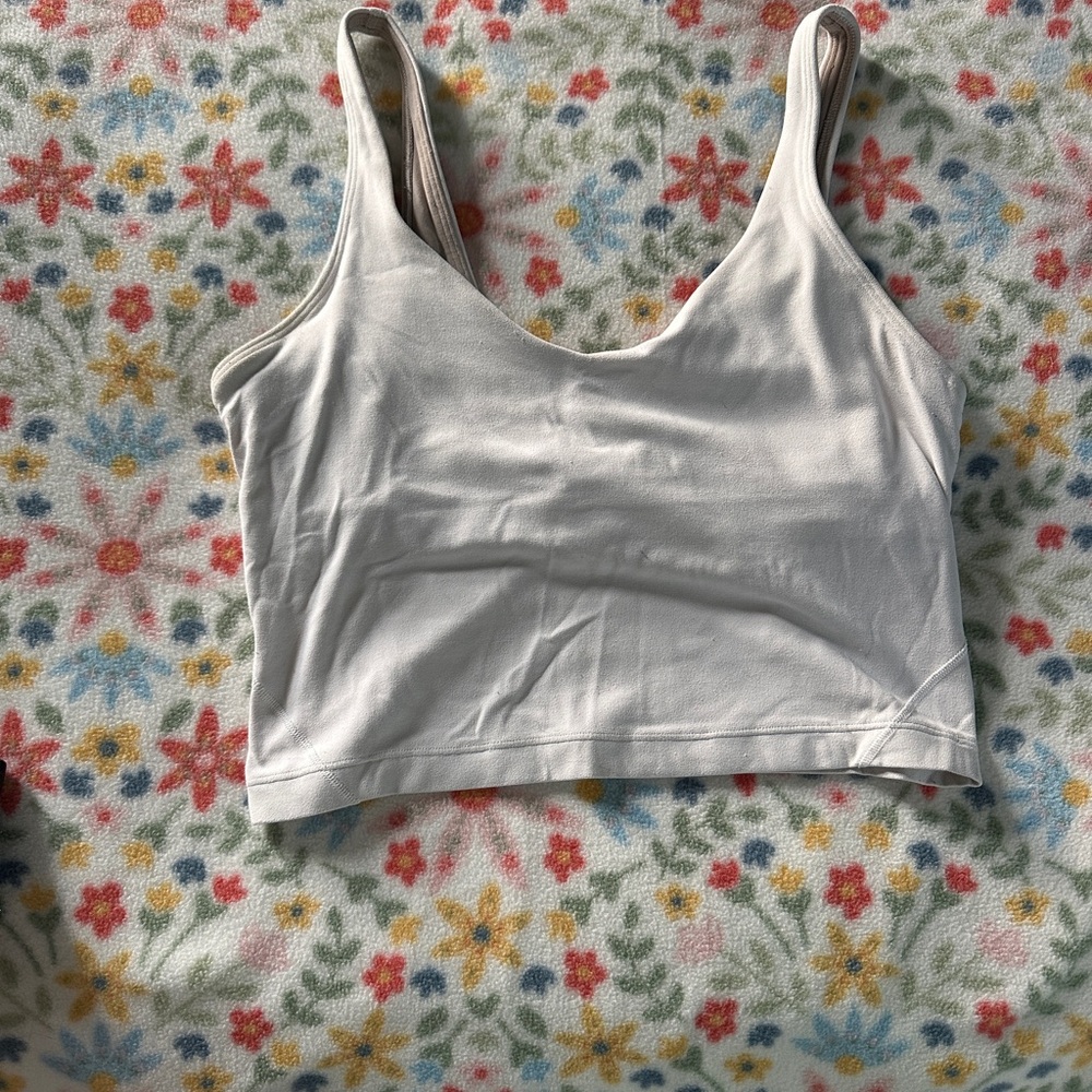 White Lululemon Align Tank Top